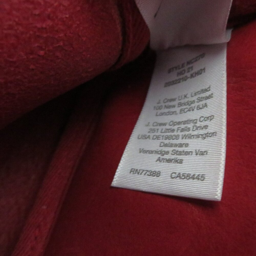 J.Crew - Leather Mini Crossbody Bag (Red) - EUC - Picture 9 of 16